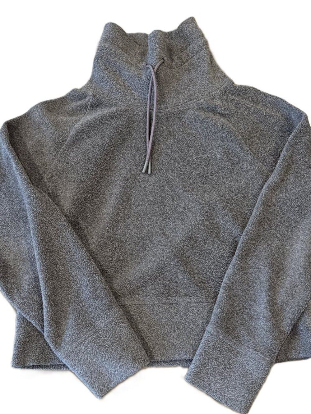 Old Navy Active Women’s Gray Cowl Neck Fleece Pullover Size Small